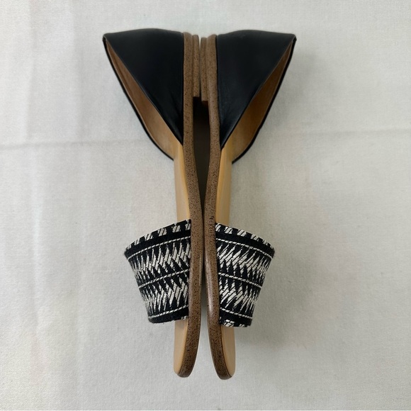 J. Crew Factory Morgan Woven D’Orsay Flats Black 6.5 - Picture 7 of 15